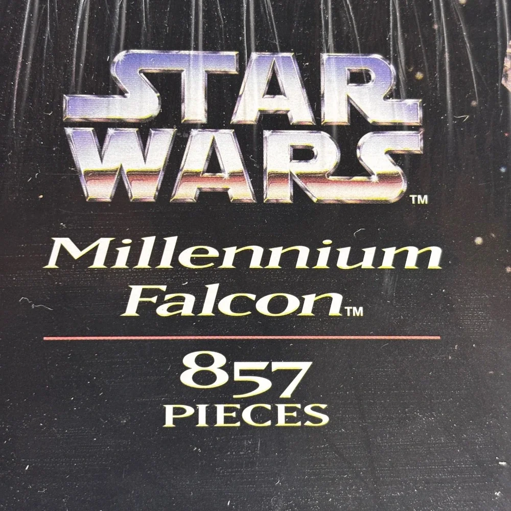 Star Wars Millennium Falcon 3D Puzzle 857 Pc Milton Bradley 1995 Sealed Puzz-3D